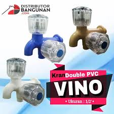 Kran air merupakan salah satu komponen atau alat pelengkap dalam melakukan instalasi pompa air. Jual Kran Air Taman Double Pvc Vino Ukuran 1 2 Harga Murah Ralali Com Harga Grosir 2021 Ralali Com