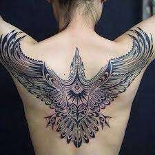 35 Breathtaking Wings Tattoo Designs Cuded Tattoos Tribal Eagle Tattoo Girl Back Tattoos