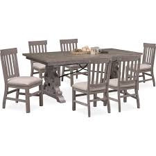 charthouse rectangular dining table and 6 side chairs