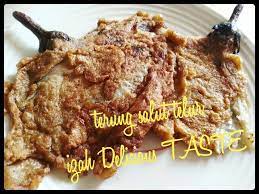 Tambahkan tepung terigu, aduk rata. Terung Salut Telur Ala2 Filipina Izah Delicious Taste Facebook
