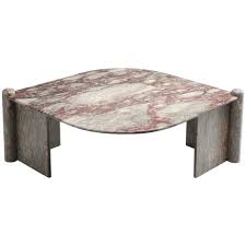 Connexity coyote_sc vezzana 31 square italian carrara white marble coffee table with oak legs overstock. Italian Red And Green Marble Coffee Table 1970s At 1stdibs