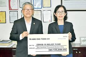 Low San donate $100,000 to Covid Fund : r/Brunei