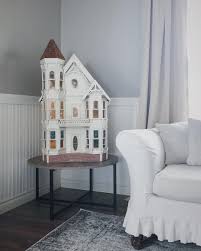 I Made My First Dollhouse When I Was About Seven Armed Only With A Cardboard Box And A Giant Sears Catalog I Doll House Modern Dollhouse Miniatures