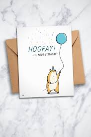 Cute Homemade Birthday Cards For Your Best Friend Hamster Birthday Card Printable Happy Birthday Card Cute Etsy Happy Birthday Cards Printable Happy Cards Birthday Card Printable