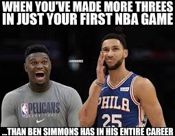 Ben simmons jump shot ben simmons fight ben simmons college highlights ben simmons 3 ben simmons 3 pointer meme ben. Pin By Real Hoopers On Nba Memes Crush Memes Memes Nba Memes