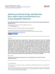 You should remove them from the pod before either storing them or sowing them though. Pdf Endomycorrhizal Fungi And Opuntia Ficus Indica Seed Germination On A Lunar Regolith Simulant