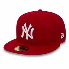 Newera New York Yankees Essential Red 59fifty Cap In 2021 Ny Hat New Era Yankees Hat