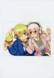 nitroplus tsuji santa super sonico sonico super pochaco headphones |  #509380 | yande.re