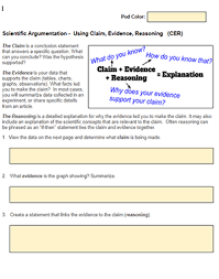 (download an example pdf worksheet). Cer And Data Analysis