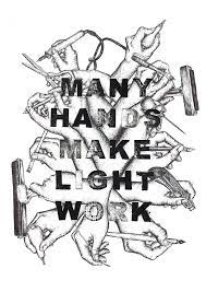 Many Hands Make Light Work On Behance
