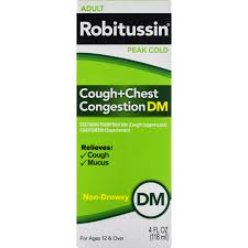 Robitussin Adult Peak Cold Cough Chest Congestion Dm Non