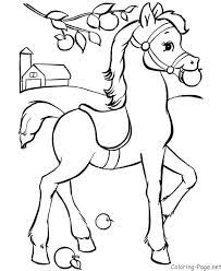 Dibujos De Paisajes Para Colorear Faciles Paisaje Para Colorear Caballo Infantil Paginas Para Colorear Para Ninos