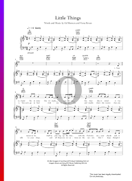 As of today we have 79,976,426 ebooks for you to download for free. Little Things Noten Klavier Gesang Gitarre Pdf Download Streamen Oktav