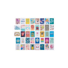 Celebrate the newest arrival with custom birth announcements, stats pillows, name blankets & more! 40ct Fun And Modern Birthday Cards Bundle Target