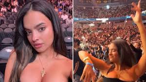 MMA reporter Nina-Marie Daniele suffers wardrobe malfunction – but all  not as it seems - Daily Star