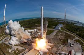 This is the company's eighth launch this year. Spacex Pulls Off First Successful Mid Ocean Rocket Landing Pbs Newshour Weekend