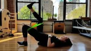 Place a resistance band your thighs, just above your knees. Single Leg Banded Glute Bridge Second Progression Youtube