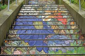 Grand Views and Gorgeous Mosaic Stairs in San Francisco