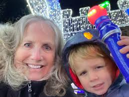 Winter wonderland memories with Arlo—snow fishing and holiday lights! Great  times, fun adventures, good memories… #AdventureswithArlo