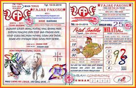 Tay Pak Fajar Pakong Lama Hari Ini Kode 19 09 2019
