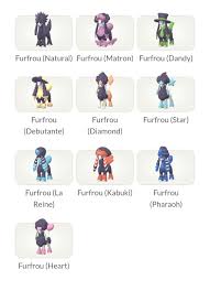 Shiny Furfrou Trims Pokemon Trade Go | eBay