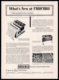 1951 Crucible Steelmaking Sanborn Company Recording Equipment Vintage Print Ad Ebay Print Ads Sanborn Vintage Prints