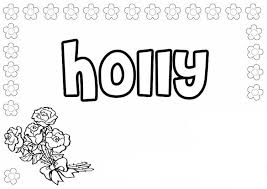 Birthday coloring pages alphabet coloring pages colouring pages coloring sheets printable letters letter templates bubble letter y. Name Coloring Pages Holly Name Coloring Pages Coloring Pages Inspirational Coloring Pages
