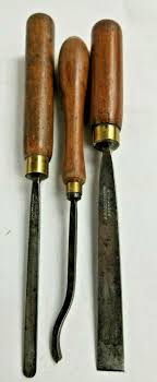 Lot Of 3 Antique Wood Carving Tools Old Collectors Set Uk Steel Sheffield How To Antique Wood Carving Tools Wood Carving Tools