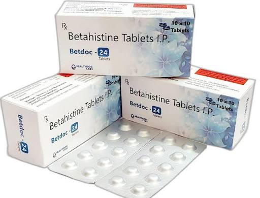 Betahistine 24mg Tablet - BETDOC 24, Packaging Size: 10*10, 1 at ₹ 1250/stripe in Zirakpur