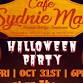 Halloween Party at Café Sydnie Mae event image
