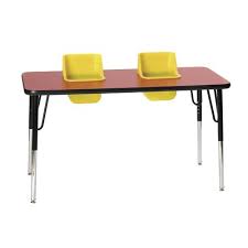 Two Seat Toddler Feeding Table Adjustable Height Toddler Table Adjustable Height Table Functional Furniture