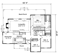 Farmhouse Style House Plan 3 Beds 2 Baths 1540 Sq Ft Plan 312 237 Traditional House Plans Farmhouse Style House Plans House Plans