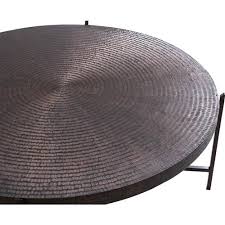Coffee tables, end tables and consoles. Sander Industrial Loft Hammered Copper Round Round Coffee Table 41 W 50 W Kathy Kuo Home