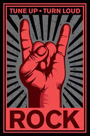Pin By Dennis Sheng On Rock Music Rock Hand Rock Posters Music Poster