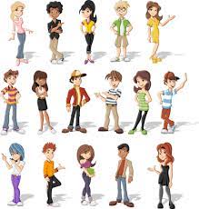 Just draw a line from the center of the clavicles towards the ears, and fill the rest as a simple column. Make A Cartoon Of Yourself How To Cartoon Yourself By Hand And Online Udemy Blog