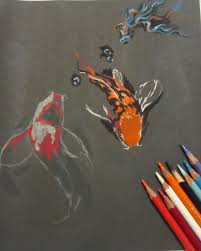 Learn how to draw koi fish outline pictures using these outlines or print just for coloring. New Try At Colored Pencil After Ten Years Wetcanvas Online Living For Artists