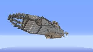 Some serious minecraft blueprints around here! Nimbus Mk 1 Airship Creation 3952