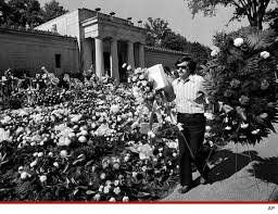 In 1962 or 1963, elvis managed to talk the understandably reluctant beaulieus into allowing their teenage daughter to live with his father, vernon, and stepmother, dee presley, at a home elvis purchased on hermitage drive in memphis located at the back of graceland. Elvis Presley Funeral Our Daily Elvis