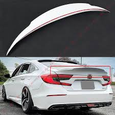 Get updated car prices, read reviews, ask questions, compare cars, find car specs, view the feature list and browse photos. For 18 2021 Honda Accord Painted Platinum White Pearl Mcx Duckbill Trunk Spoiler Ebay