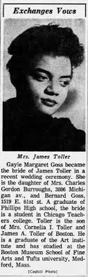 Gayle Margaret (Goss) Hutchinson (1940-2002)