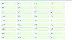 Download letter v images and photos. 2 Letter Words With V Part 1 Scrabble Words 2 Letter Words Letter N Words
