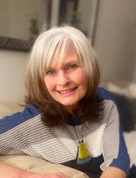 When Nancy Dejardin came to the Hipp last week for some Fashion advice and  inspiration ... we talked about a new Hair style to allow her natural grey  Hair to become her