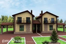 проекты одноэтажных домов с мансардой и гаражом скачать бесплатно Dom Na Dve Semi Besplatnye Proekty Prodazha Proektov Stroitelstvo Inprof Grupp