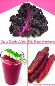 Recette De Jus De Carotte Violette Kale Rouge Et Betterave Carrots Kale Vegetables