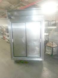 used commercial restaurant freezer, 2