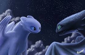 Toothless And The Light Fury How Train Your Dragon How To Train Your Dragon Learn To Fly