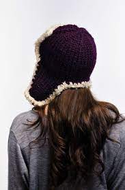 Womens Accessories Purple Womens Hat Purple Ear Flap Hat Etsy Ear Flap Hats Hats For Women Ear Flap