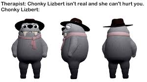 Messing around with Blender was a mistake, so here's a chonky Lizbert. : r/ Bugsnax