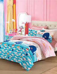A fishing boat kid bed. Surprise Price Whale Bedding Set Pink And Blue Sweet Comforter Kids Fish Duvet Cover Cotton Couvre Lit 4pcs Queen Size Queen Buy Online In Bahamas At Bahamas Desertcart Com Productid 41952284