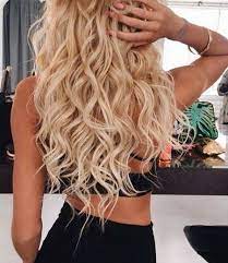 Make volume the focus of your look with this half updo style. 23 Long Curly Blonde Hairstyles Hairstyle Fix Hair Styles Long Hair Styles Curly Hair Styles